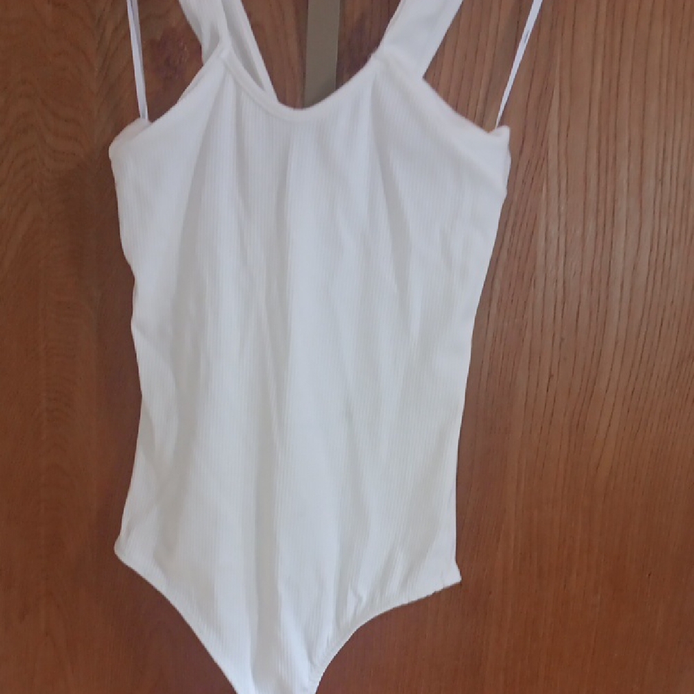 Elegant White Womans' Bodysuit